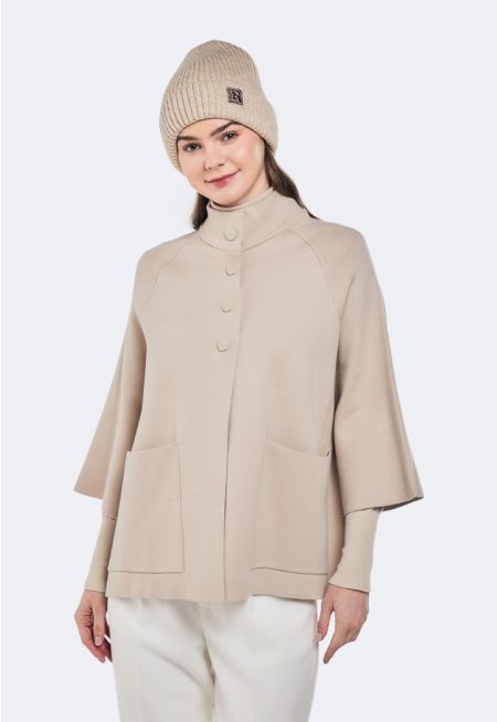 Relax Fit Shirt Poncho