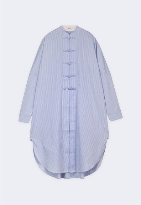 Oversized Striped Tunic Dress