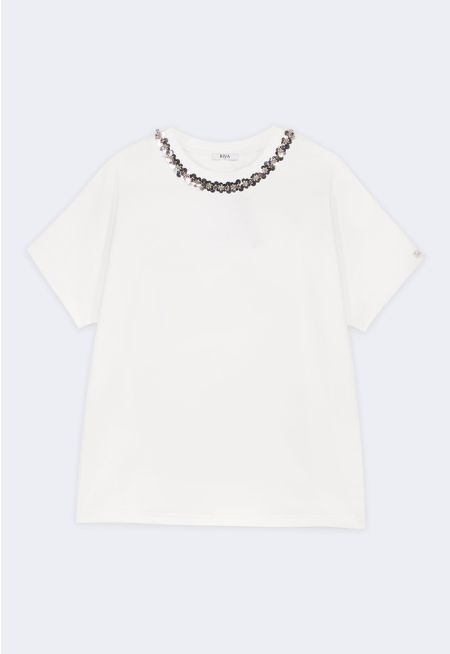Sequin Embellished T-Shirt