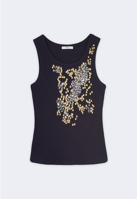 Sequin Embellished Top