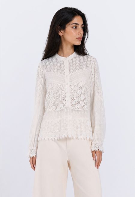 Sheer Lace Top