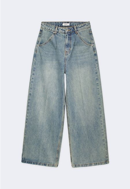 High Waist Straight Jeans