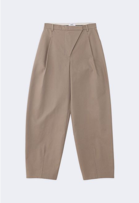 High Waist Barrel Trousers