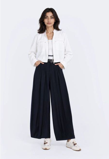 Barrel Trousers with Belt