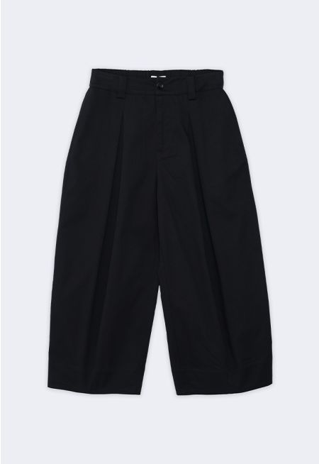 High Waist Barrel Trousers