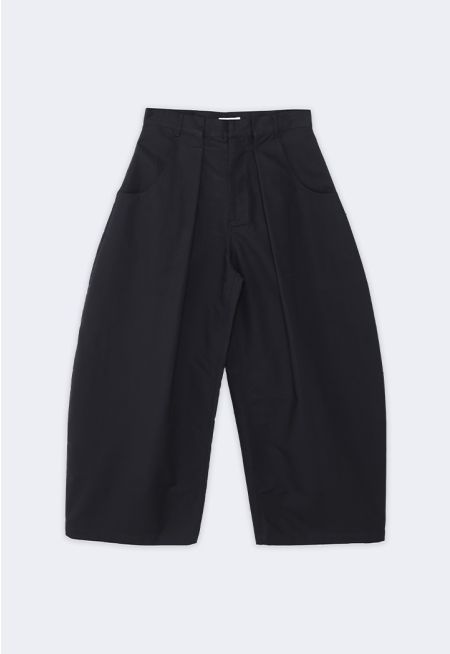 High Waist Barrel Trousers