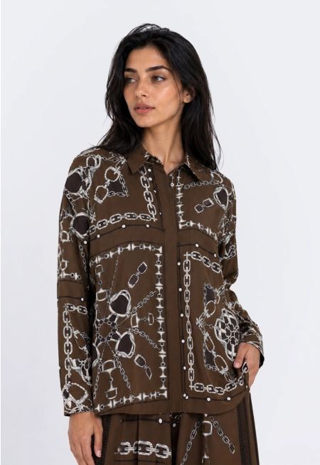 Chain Print Shirt
