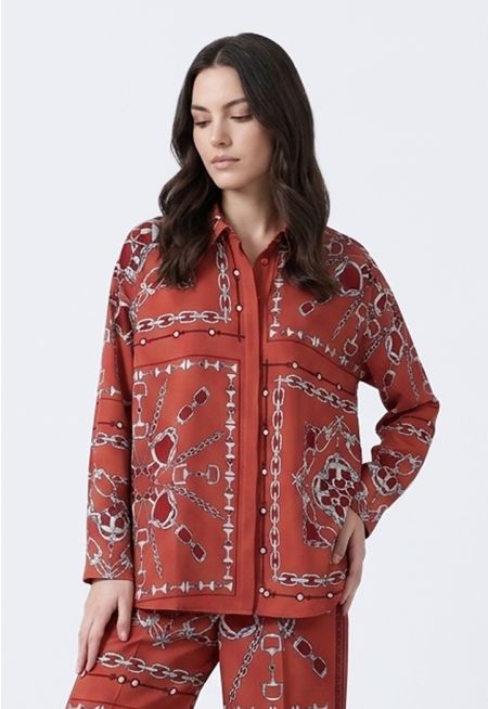 Chain Print Shirt