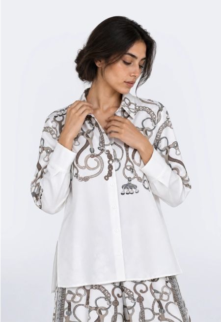 Chain Print Shirt