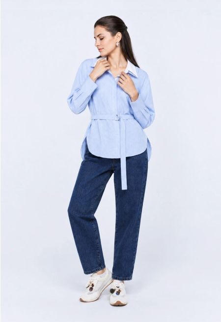 High Waist Mom Fit Jeans