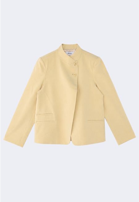 Asymmetrical Front Blazer