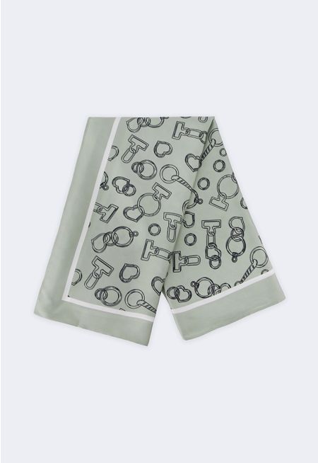 Buckle Print Scarf