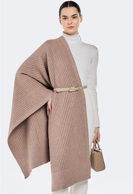 Plain Ruffled Cape