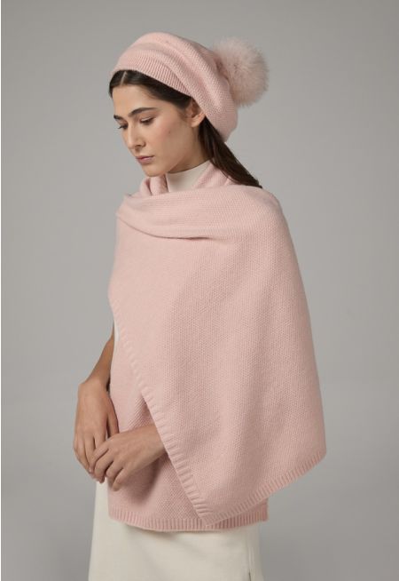 Textured Woven Winter Scarf