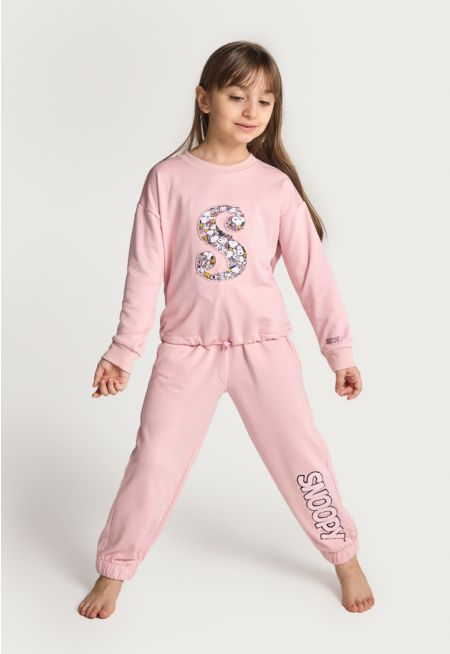 Peanuts Embossed Pajama Set (2PCS)