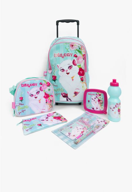 Lulu Caty School Backpack Set (12 PCS)