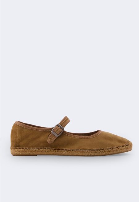 Ankle Strap Ballerina Flats