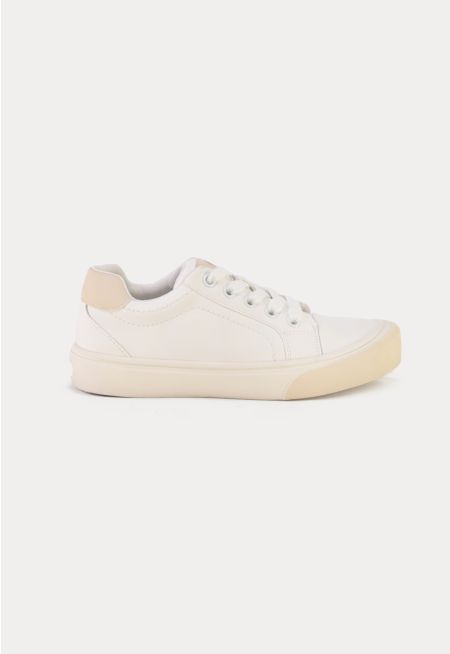Lace Up Hi Low Top Sneakers -Sale