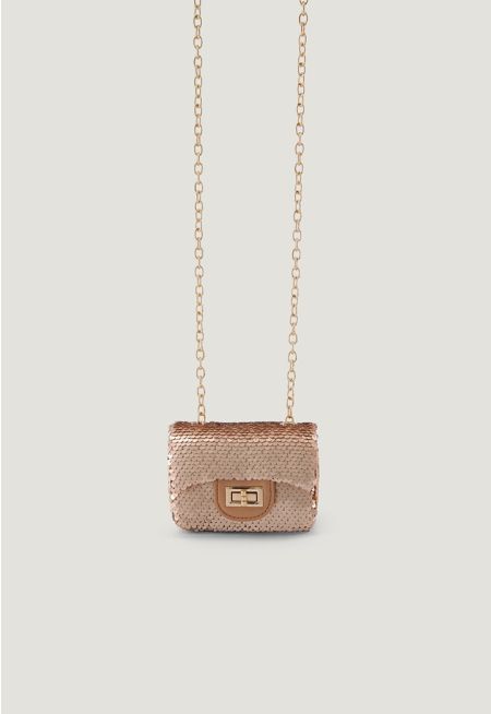 Sequin Mini Crossbody Bag