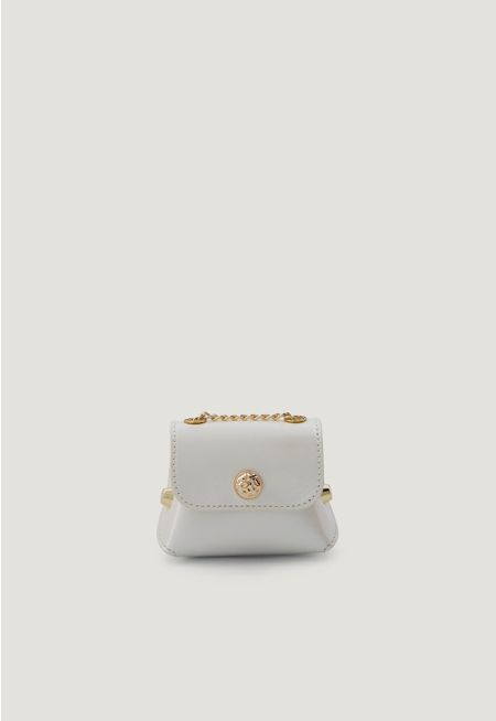 Solid Micro Crossbody Bag