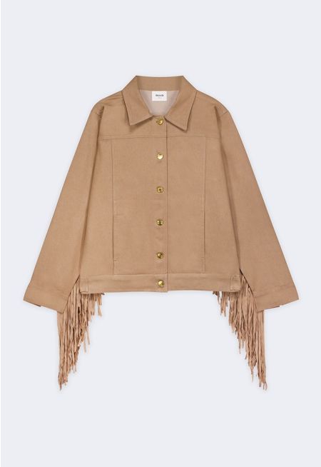 Fringe Shirt Jacket