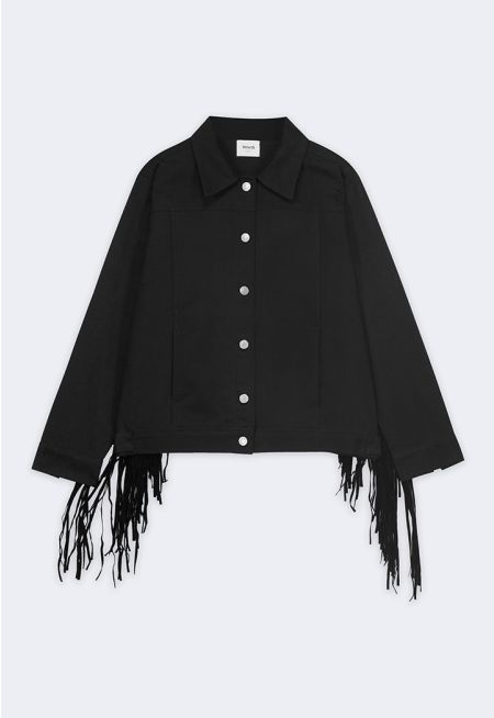 Fringe Shirt Jacket