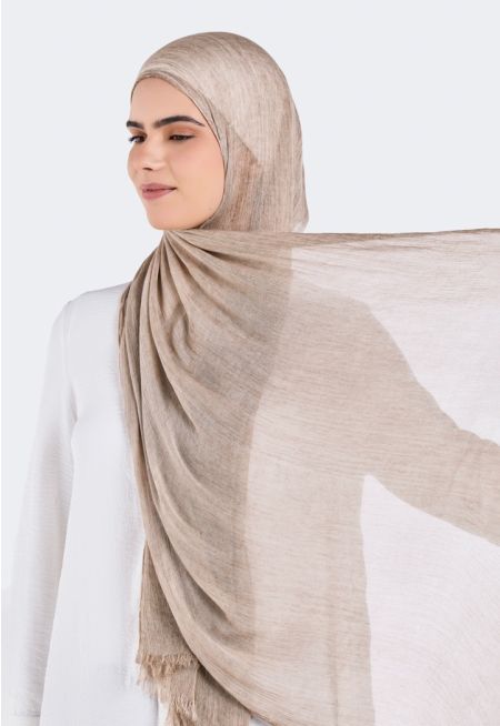 حجاب سادة بارز الملمس