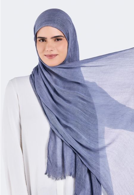 حجاب سادة بارز الملمس
