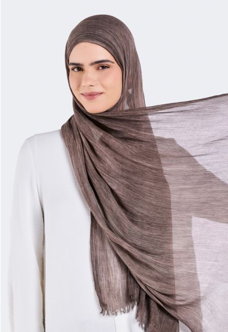 حجاب سادة بارز الملمس
