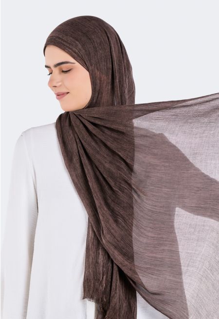 حجاب سادة بارز الملمس