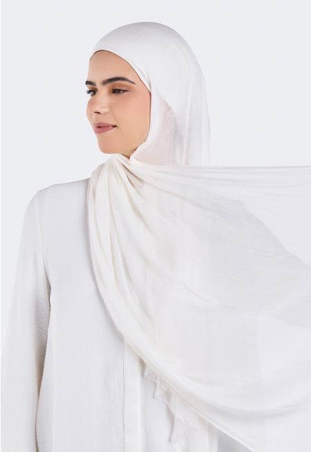 حجاب سادة بارز الملمس