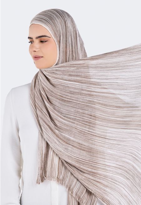 حجاب بلونين بارز الملمس