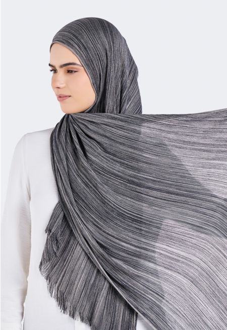 حجاب بلونين بارز الملمس