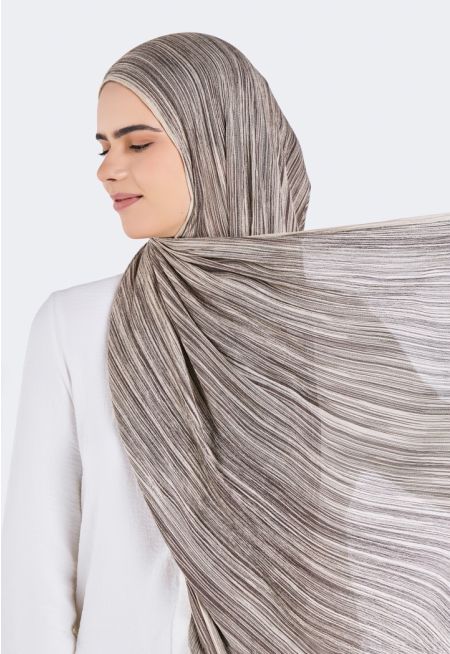حجاب بلونين بارز الملمس