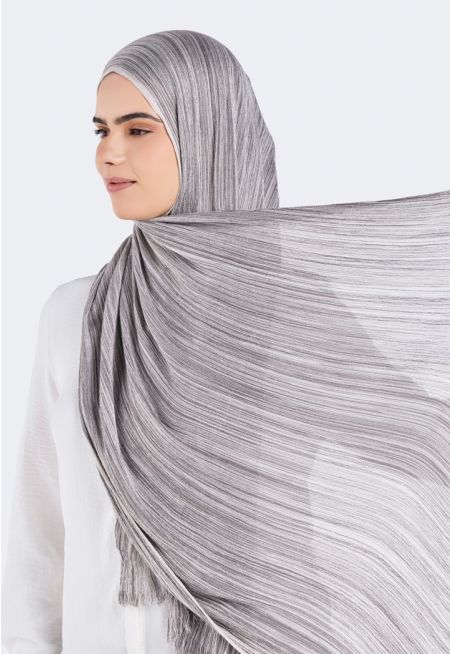 حجاب بلونين بارز الملمس