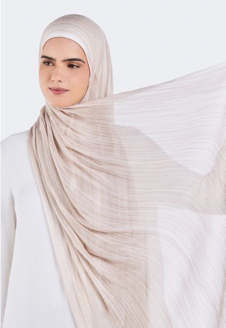 حجاب بلونين بارز الملمس