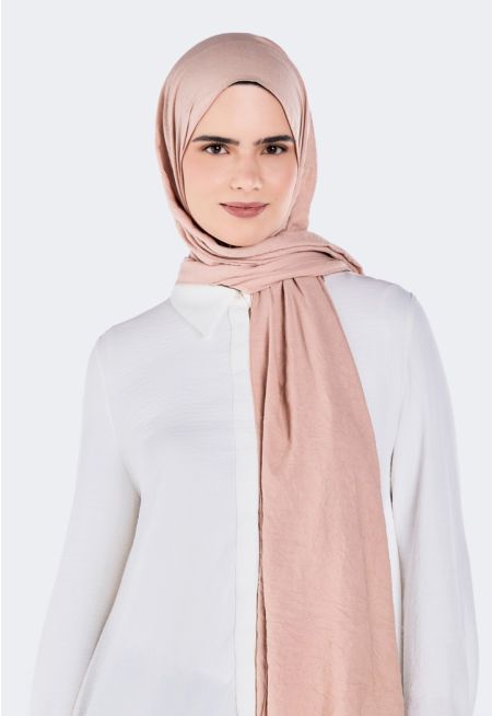 حجاب سادة بارز الملمس