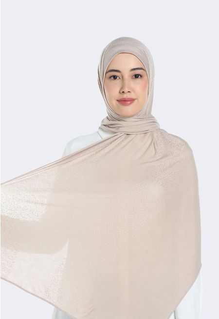 حجاب بتصميم مرن بملمس بارز