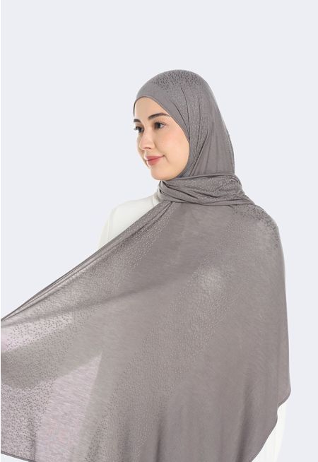 حجاب بتصميم مرن بملمس بارز