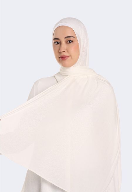 حجاب بتصميم مرن بملمس بارز