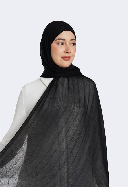 حجاب مجعد بلون مغاير