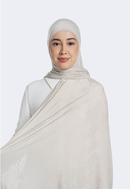 Textured Monogram Hijab