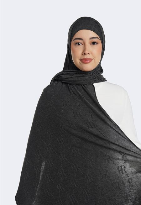 Textured Monogram Hijab