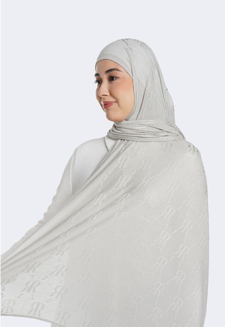 Textured Monogram Hijab