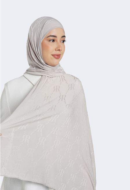 Textured Monogram Hijab