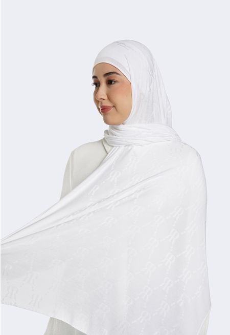 Textured Monogram Hijab