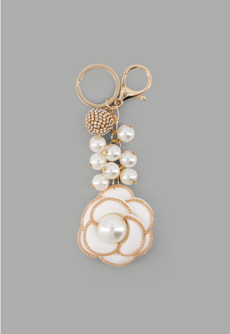 Camellia Flower Bag Charm