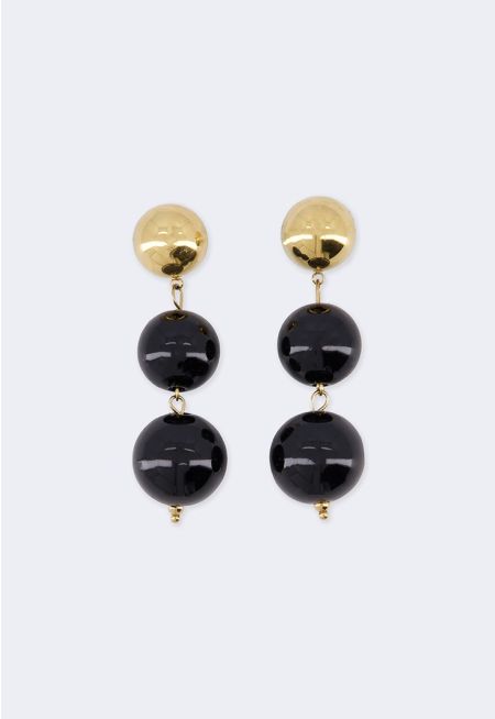 Round Resin Earrings