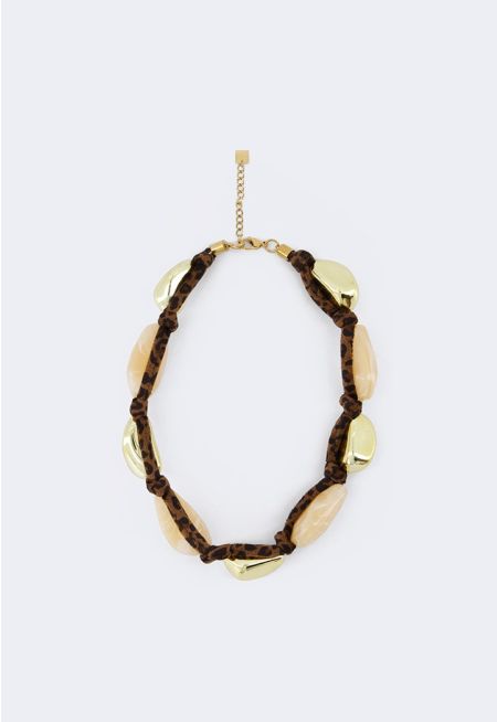 Velvet Details Necklace