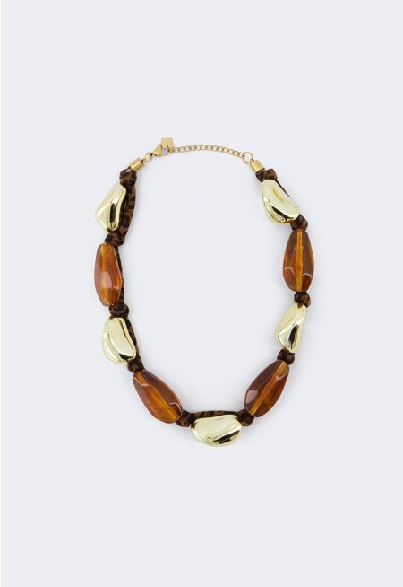 Velvet Details Necklace